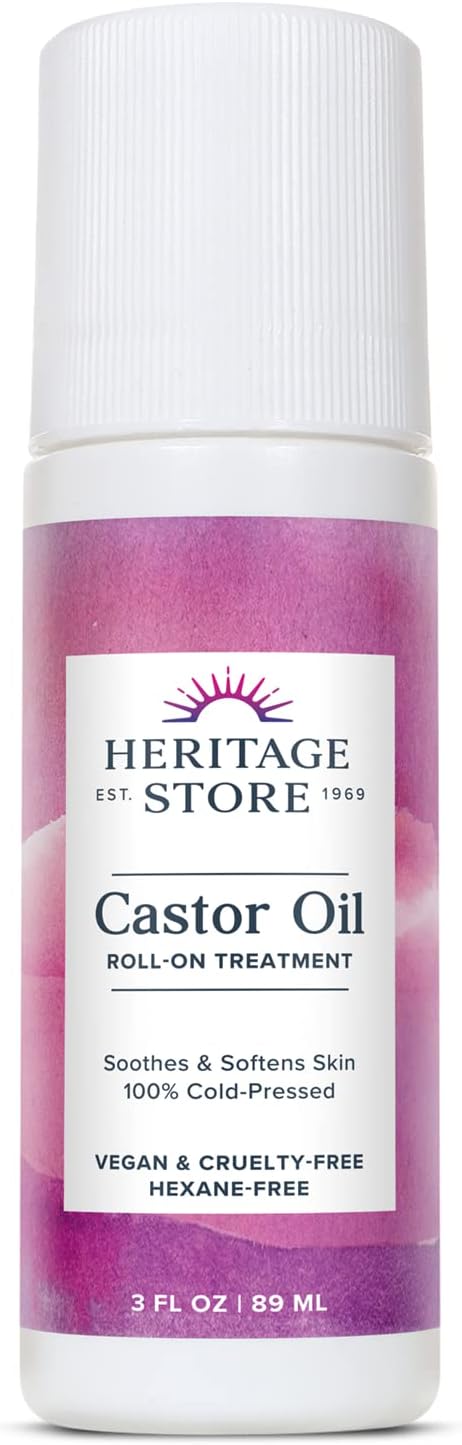 HERITAGE STORE Castor Oil Roll On Nourishing Treatment