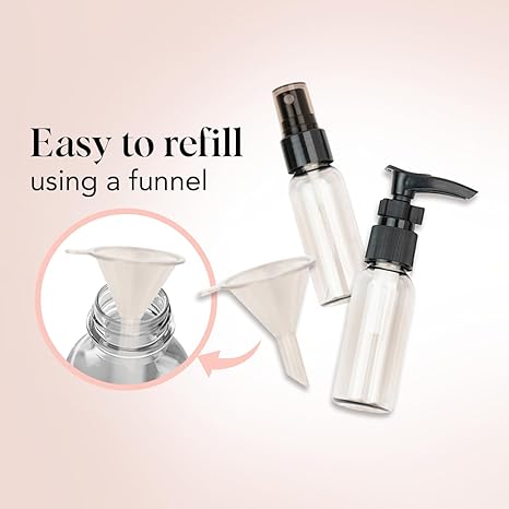 Kitsch 11 PCS Travel Bottles for Toiletries