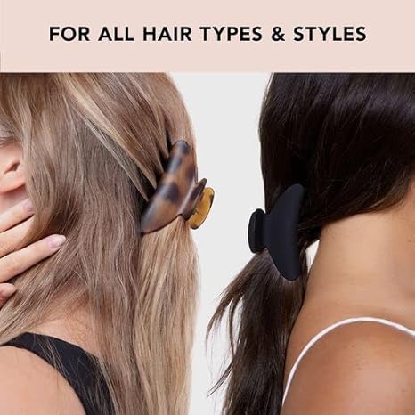 Kitsch Medium Claw Clips for Women - Stylish Hair Accessories for Thick & Thin Hair