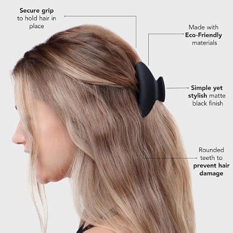 Kitsch Medium Claw Clips for Women - Stylish Hair Accessories for Thick & Thin Hair