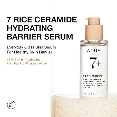 ANUA RICE CERAMIDE 7 HYDRATING BARRIER SERUM