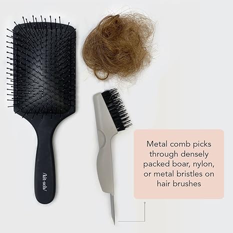 Kitsch Hair Brush Cleaner Tool - Double Sided 2 in 1