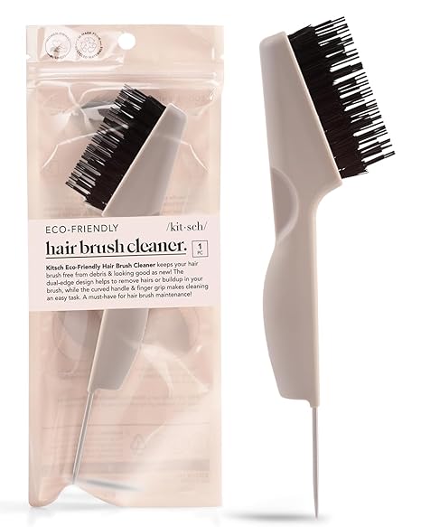 Kitsch Hair Brush Cleaner Tool - Double Sided 2 in 1
