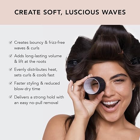Kitsch Ceramic Thermal Hair Rollers for Women