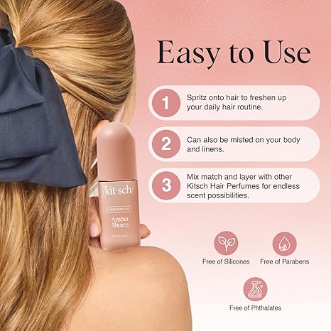 Kitsch Amber Shores Hair Perfume For Women - Clean