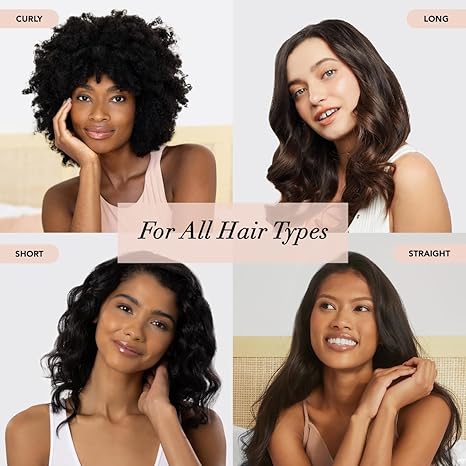 Kitsch Satin Heatless Hair Curler Set - Heatless Curls Overnight, Hair Rollers for Soft Curls & Frizz-Free Styling