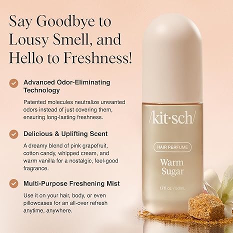Kitsch Warm Sugar Hair Perfume For Women - Clean