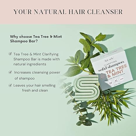 Kitsch Tea Tree & Mint Anti-Dandruff Shampoo Bar