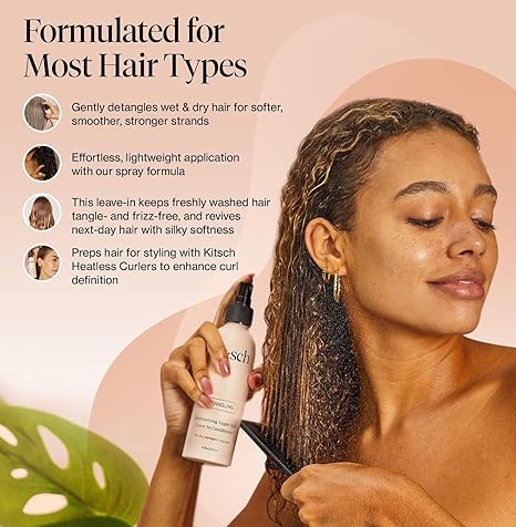 itsch Argan Milk Leave In Conditioner for Curly Hair