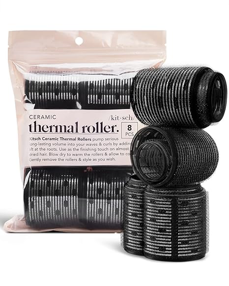 Kitsch Ceramic Thermal Hair Rollers for Women