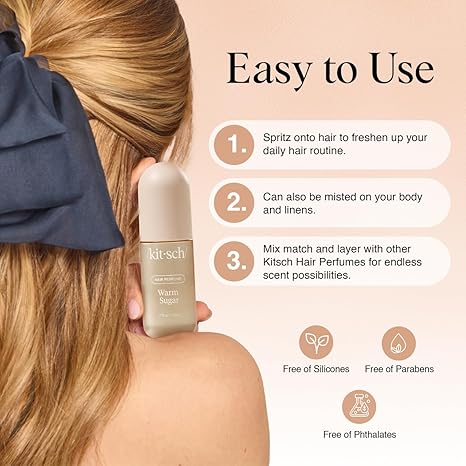 Kitsch Warm Sugar Hair Perfume For Women - Clean