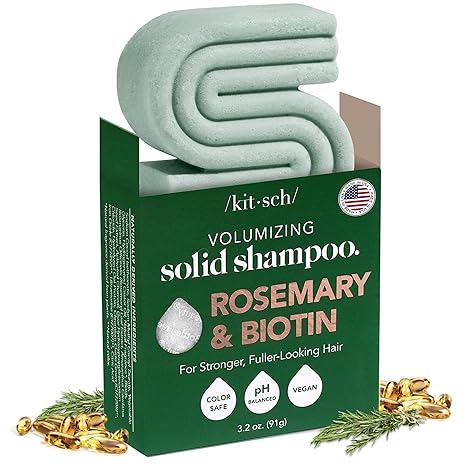 Kitsch Rosemary & Biotin Volumizing Natural Shampoo Bar