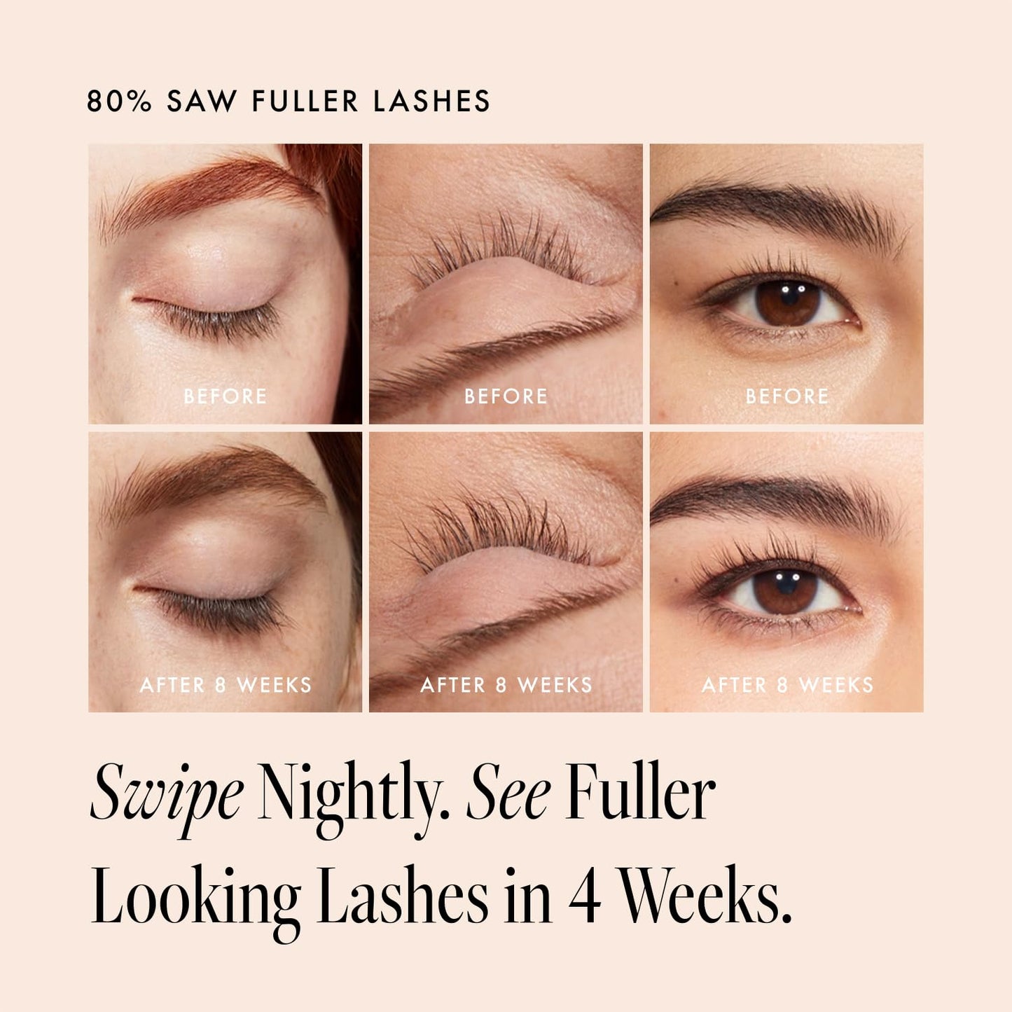 Borboleta Lash Serum | Eyelash Serum for Longer | Thicker, and Fuller Looking Natural Eyelashes