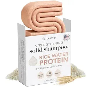 Kitsch Rice Water Shampoo Bar - Dry Hair Shampoo & Soap Bar for Hair Care