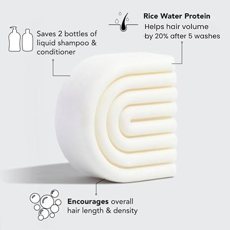 Kitsch Rice Water Hair Conditioner Bar for All Hair Types
