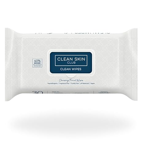 Clean Skin Club XL Premium Face Wipes