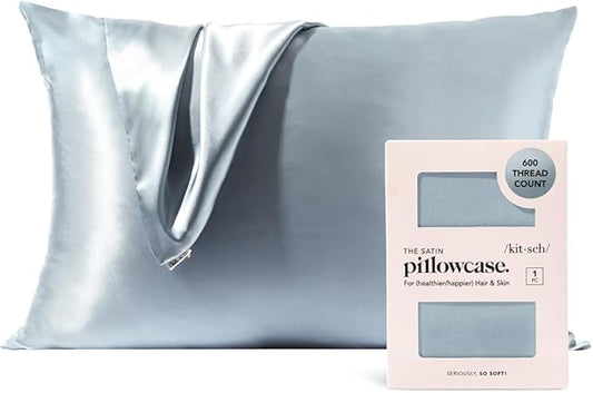 Kitsch Satin Pillowcase with Zipper for Hair & Skin