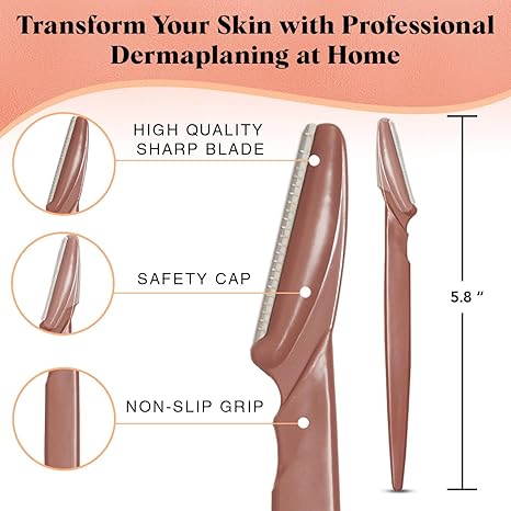 Kitsch Dermaplaning Tool - Face Razors for Women and Men