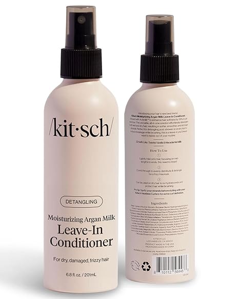 itsch Argan Milk Leave In Conditioner for Curly Hair