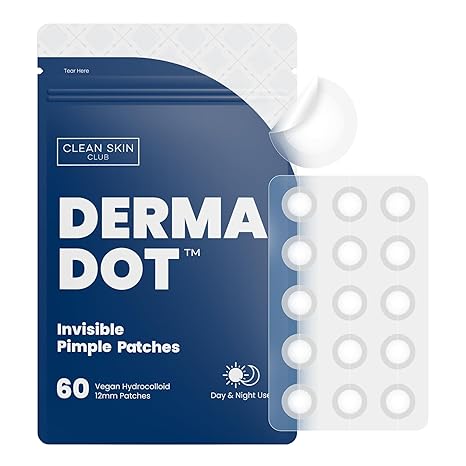 Clean Skin Club 60 Invisible Vegan Pimple Patches