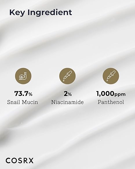 COSRX Snail Mucin Peptide Under Eye Cream, 0.84 fl oz, 73.7% Snail Mucin and Niacinamide