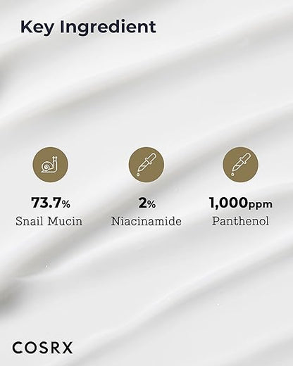 COSRX Snail Mucin Peptide Under Eye Cream, 0.84 fl oz, 73.7% Snail Mucin and Niacinamide