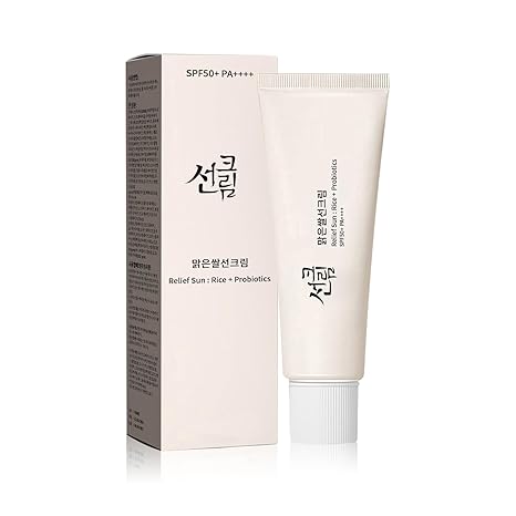 Relief Sun Organic sunscreen SPF50++++PA++++ Rice and Probiotics