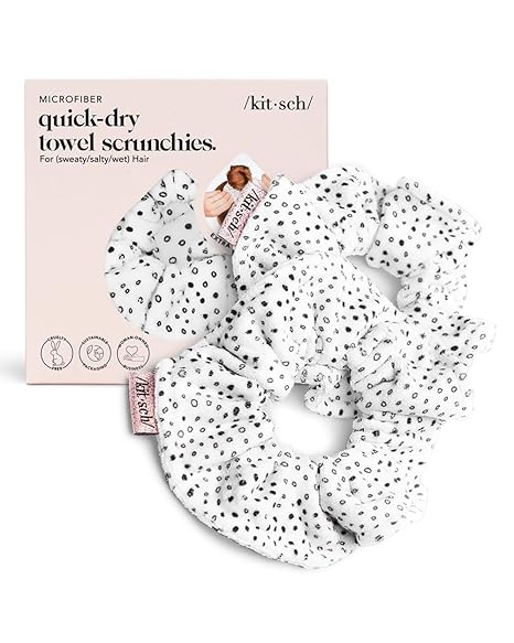Kitsch Microfiber Hair Towel Scrunchies