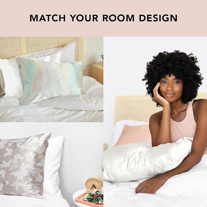 Kitsch Satin Pillowcase with Zipper for Hair & Skin
