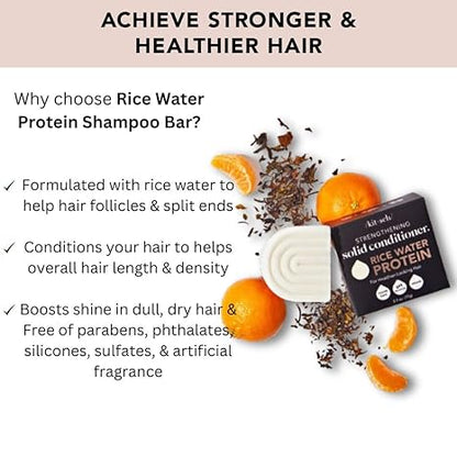Kitsch Rice Water Hair Conditioner Bar for All Hair Types