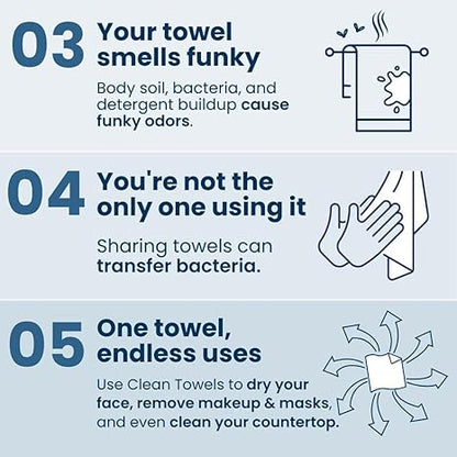 Clean Skin Club Clean Towels XL™