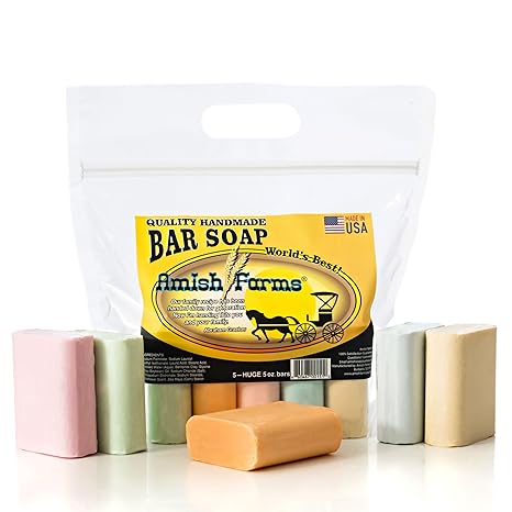 Amish Farms Soap Bar with All Natural Bentonite Clay | Made in USA