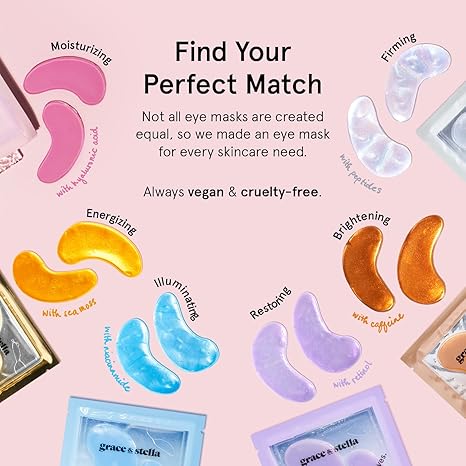 grace & stella Award Winning Under Eye Mask - Birthday Gifts For Women