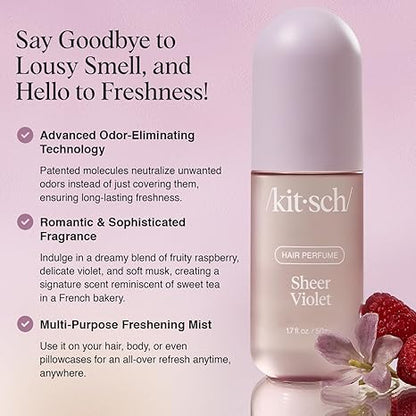 Kitsch Sheer Violet Hair Perfume For Women - Clean