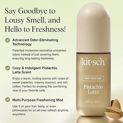 Kitsch Pistachio Latte Hair Perfume For Women - Clean