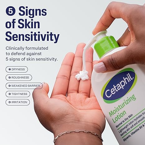 Cetaphil Face & Body Moisturizer, Hydrating Moisturizing Lotion for All Skin Types