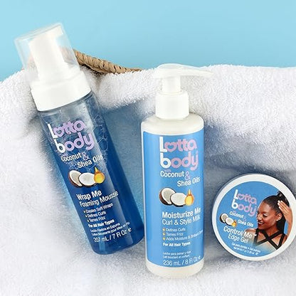 Lottabody Coconut Oil and Shea Wrap Me Foaming Curl Mousse