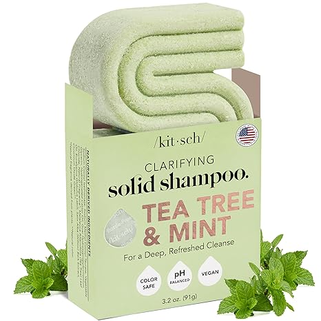 Kitsch Tea Tree & Mint Anti-Dandruff Shampoo Bar