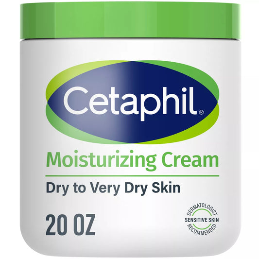 Cetaphil Face & Body Moisturizer, Hydrating Moisturizing Cream for Dry to Very Dry 20 oz